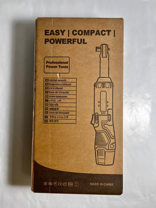 Original box for cordless electric ratchet wrench kit