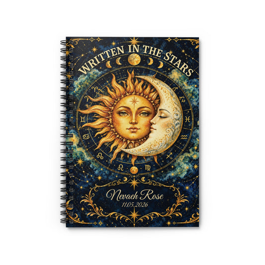 Written in the Stars | Personalized Spiral Notebook