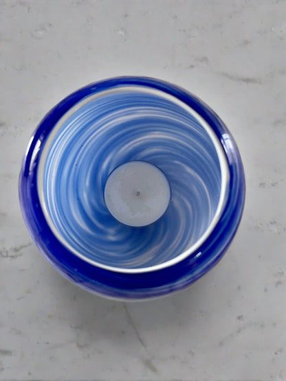 Blown Glass Tealight Holder