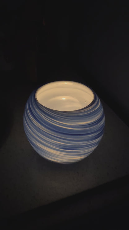 Blown Glass Tealight Holder